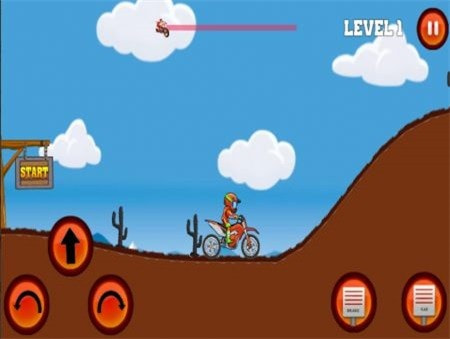 火柴人山地越野Hill Bike Racing2