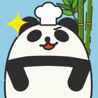 腹黑熊猫的放置咖啡厅(熊貓咖啡館)_logo