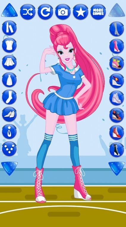 啦啦队队长打扮（Cheerleader Dress Up）2